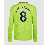 Dres Manchester United Bruno Fernandes #8 Rezervni 2022-23 Dugi Rukav